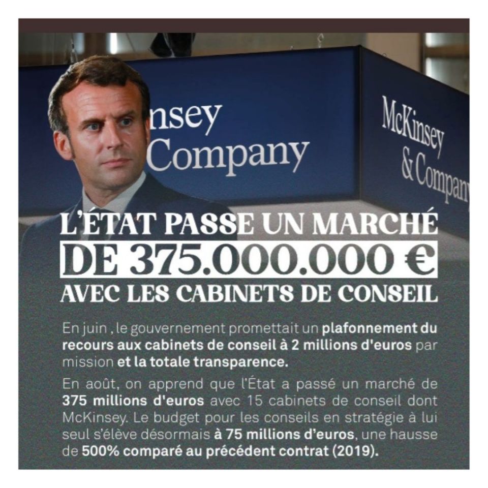 500% d'augmentation de recours aux cabinets conseils -août 22