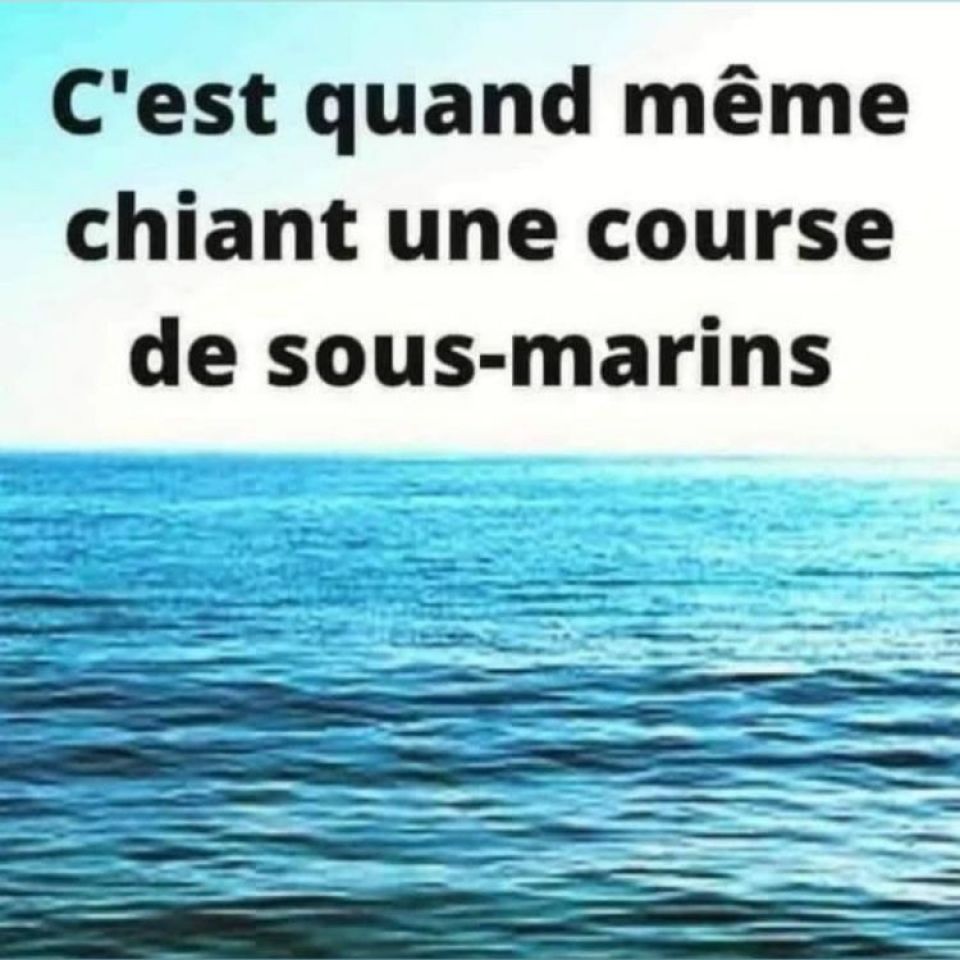 Course de sous-marins 😉