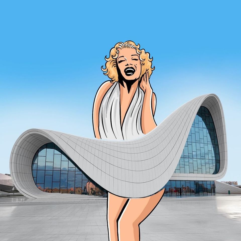 Marilyn Monroe x Robin Yayla